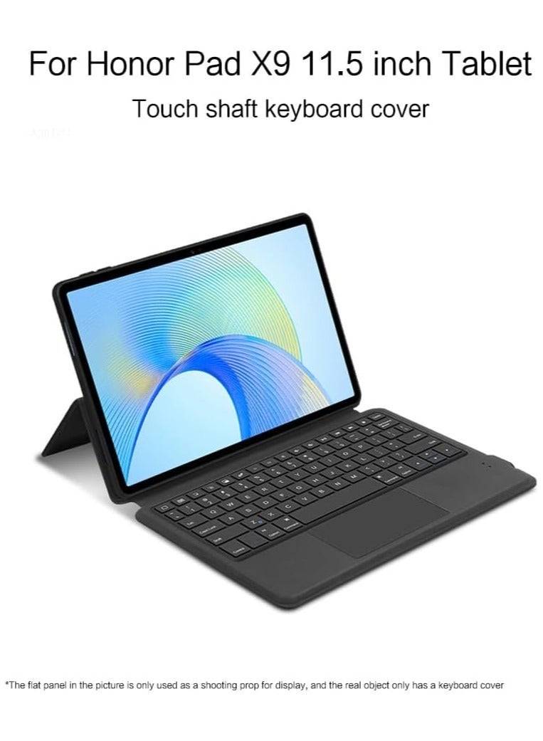Keyboard Compatible with Honor Pad X9 11.5 inch 2023 Touch Shaft Bluetooth Leather Case  - Image 2