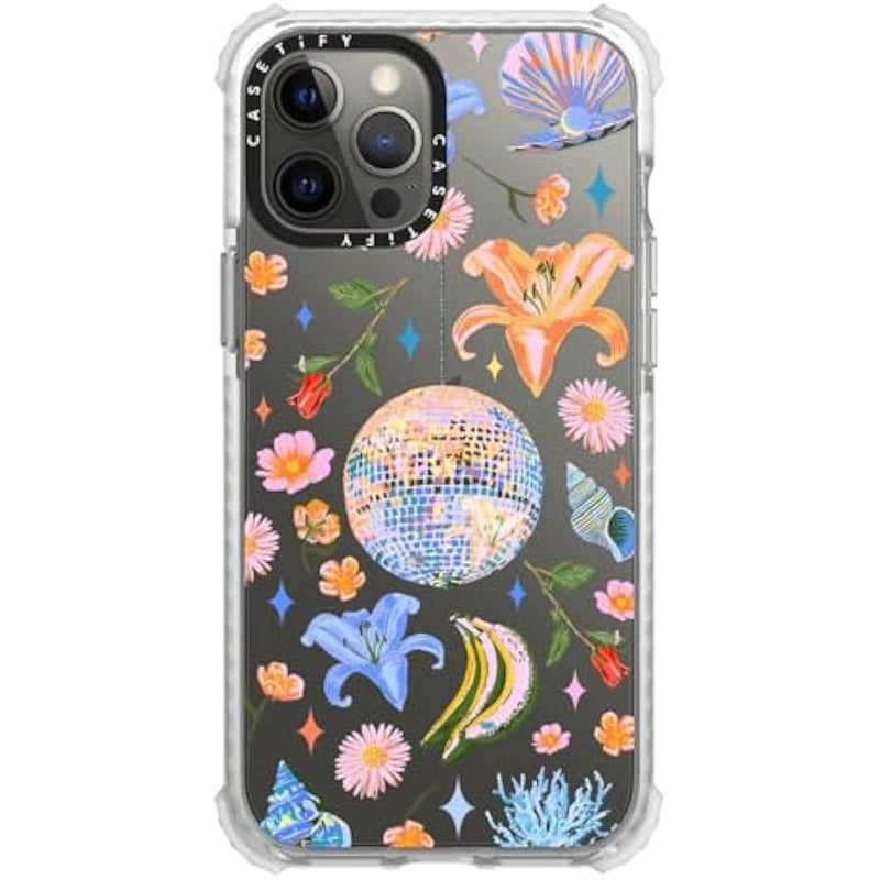 كاستيفي كاسيتي جراب الترا امباكت لموبايل ايفون 12 برو ماكس 【حماية من السقوط 10 اقدام】 - ديسكو ماجيك - شفاف فروست - Image 4