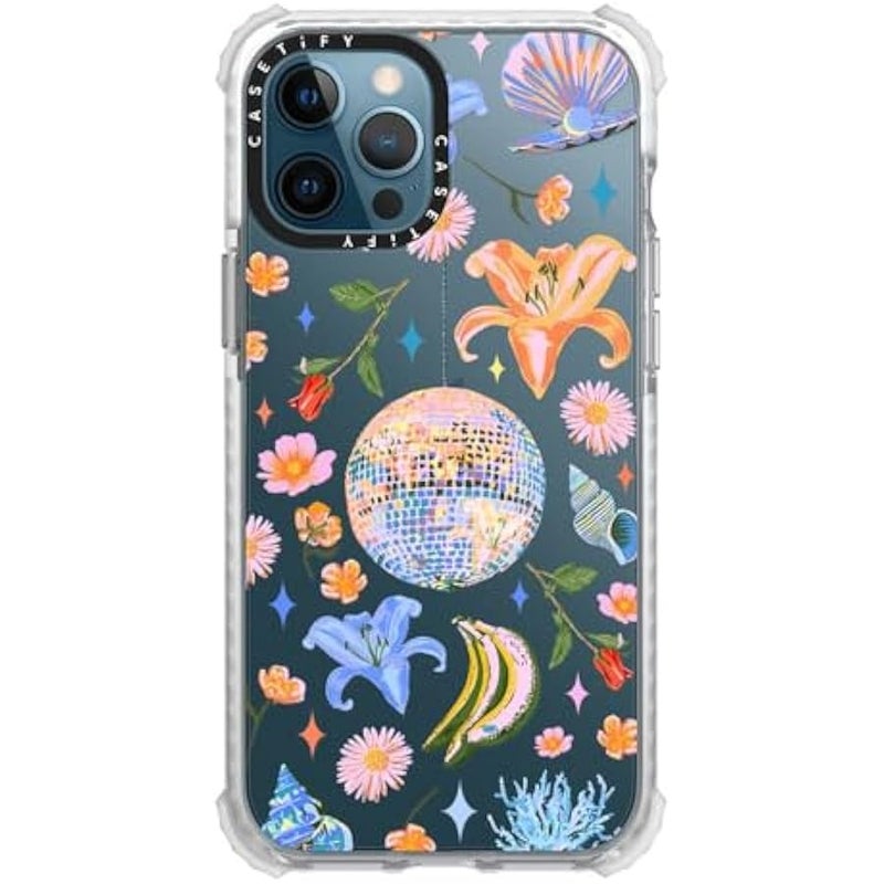 كاستيفي كاسيتي جراب الترا امباكت لموبايل ايفون 12 برو ماكس 【حماية من السقوط 10 اقدام】 - ديسكو ماجيك - شفاف فروست - Image 2