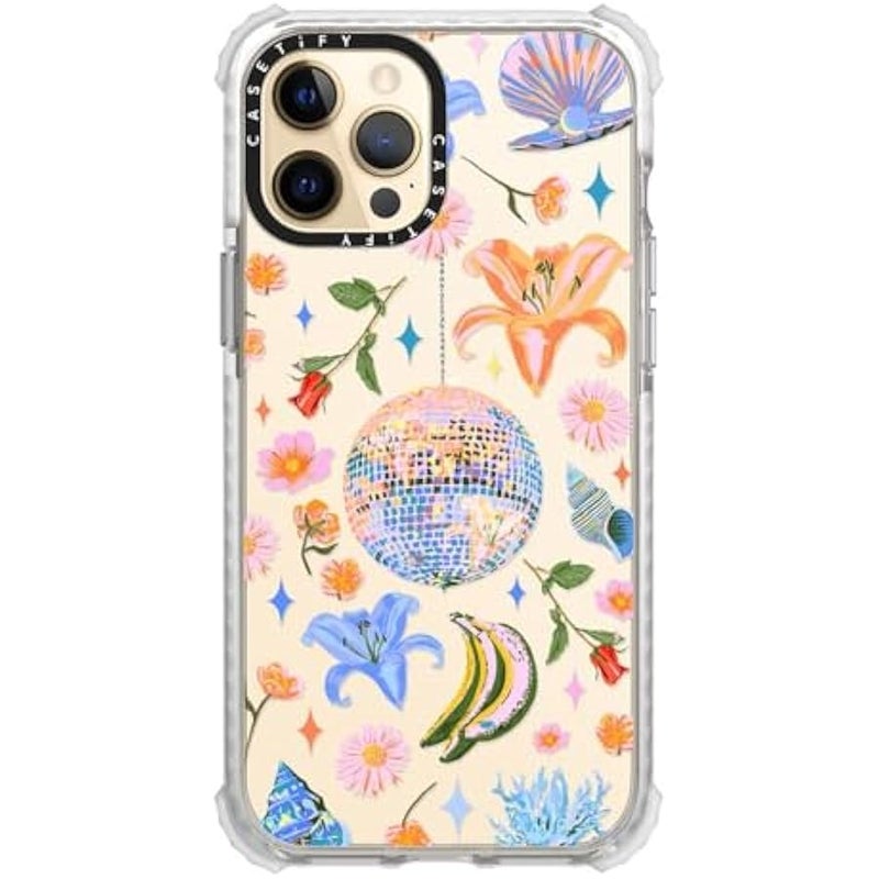 كاستيفي كاسيتي جراب الترا امباكت لموبايل ايفون 12 برو ماكس 【حماية من السقوط 10 اقدام】 - ديسكو ماجيك - شفاف فروست - Image 3