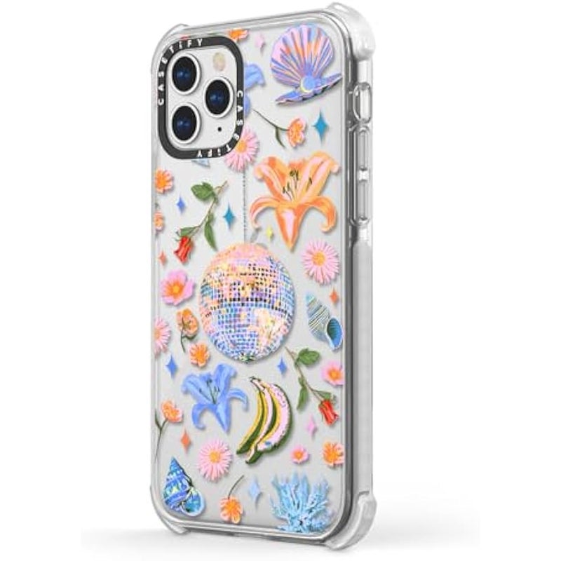 كاستيفي كاسيتي جراب الترا امباكت لموبايل ايفون 12 برو ماكس 【حماية من السقوط 10 اقدام】 - ديسكو ماجيك - شفاف فروست - Image 5