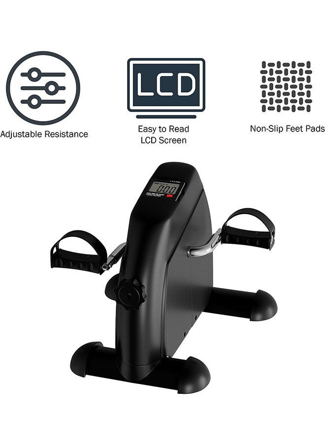 Arabest Mini Stepper,Portable Fitness Pedal,Stationary Under Table Indoor Exerciser Bike with LCD Display Calorie Counter for Arms/Legs/Physical Therapy(42*38*31cm)  - Image 2