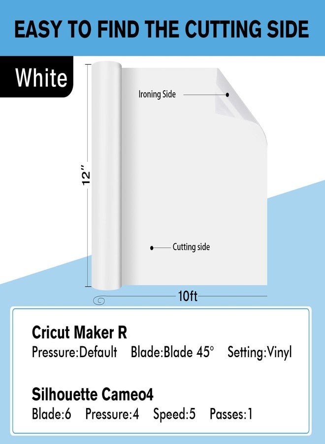 A-SUB Sublimation HTV for Dark and Light Fabric, 12" X 10FT Matte Sublimation Vinyl, White HTV Vinyl for Sublimation on Cotton Fabric - T-Shirt, Pillow, Bag - Image 5