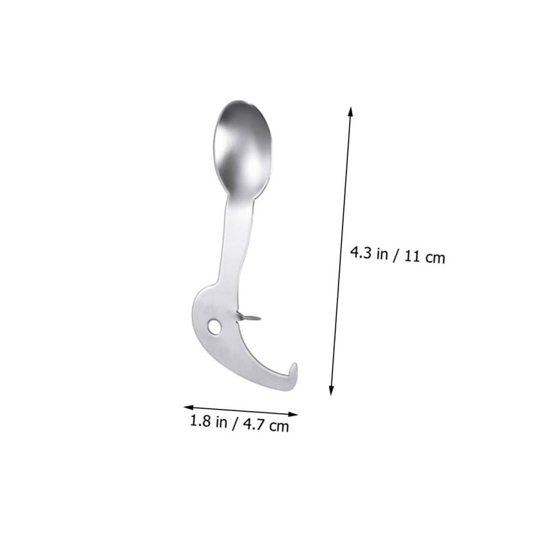 2Pcs Stainless Steel Passion Fruit Slicer Tool Multifunctional Kitchen Gadget Practical Spoon - Image 3