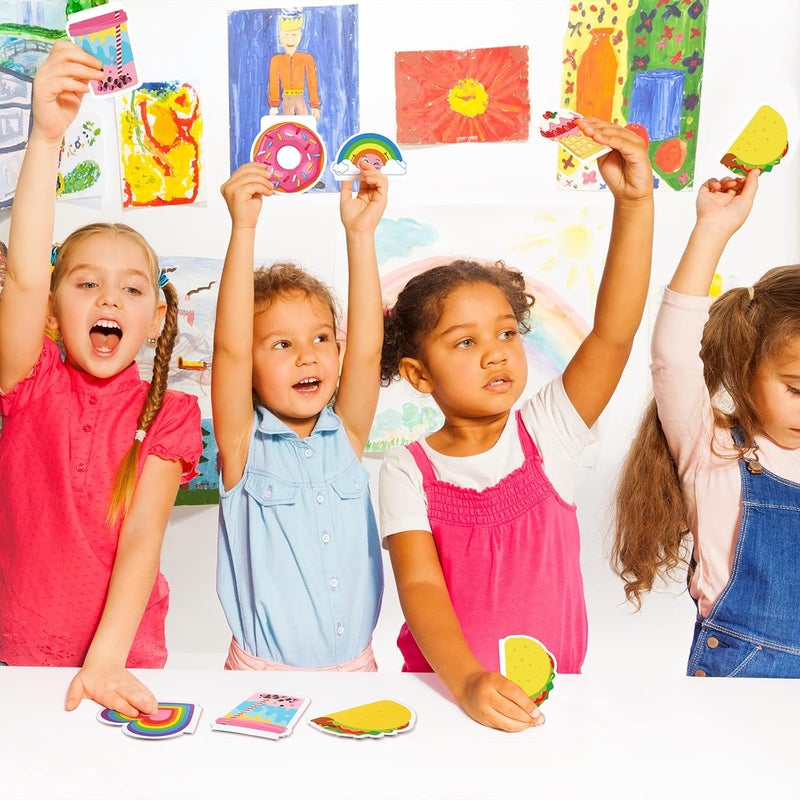 Glenmal مجموعة جلينمال من 24 دفتر ملاحظات صغير لطيف للأطفال، دفاتر جيب كاواي بالجملة مع أغلفة تاكو، قلب، قوس قزح، دونات، آيس كريم بتصاميم 6، دفاتر صغيرة للفتيات لوازم المدرسة - Image 2