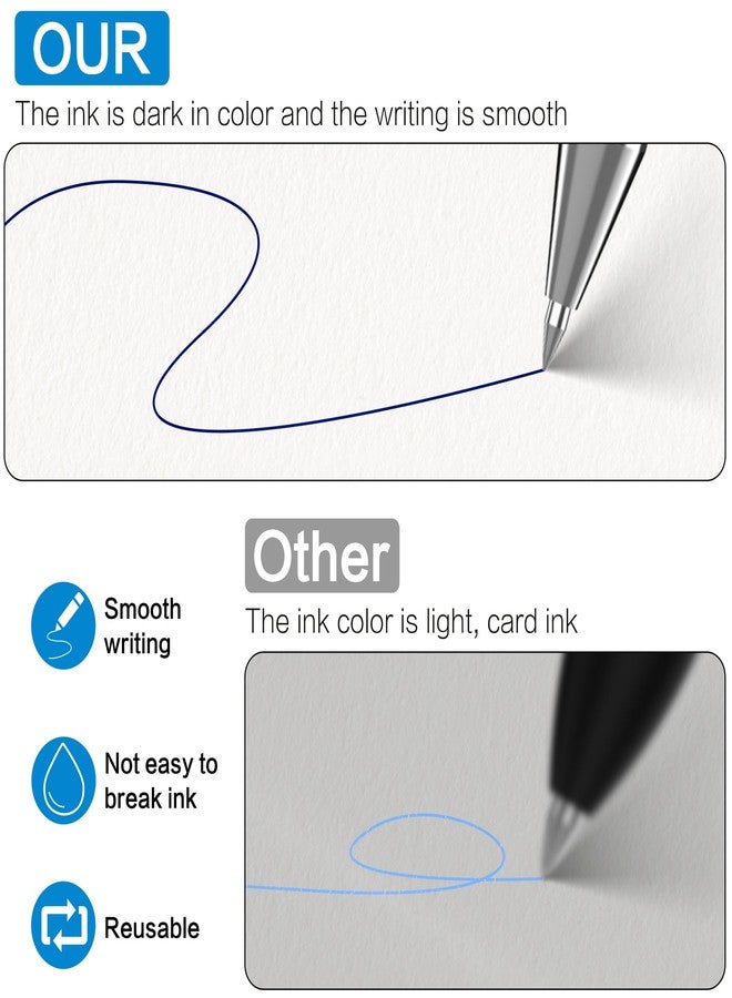 WANFRES Magic grooved kids book disappearing ink pen, 2 transparent pen barrels, 25 replacement refills, 2 silicone grips, Suitable for grooved writing books for kids 3-5, Children's magic copybooks. - Image 5