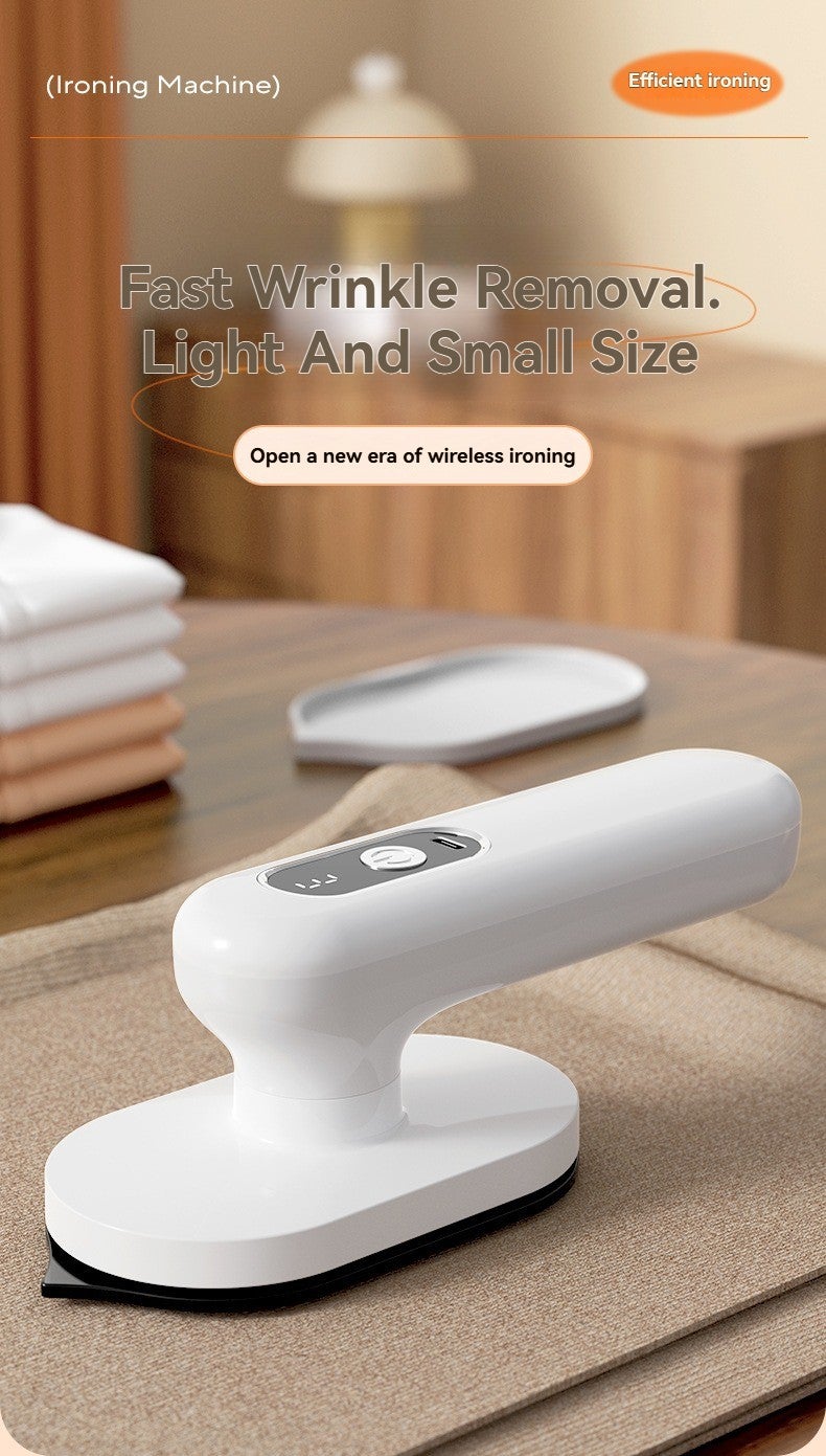 Wireless Handheld Steam Iron, Portable Rechargeable Garment Steamer, Dry & Wet Ironing, Flat & Hanging Use Mini Travel Clothes Iron for Home Business  Trip - Image 1