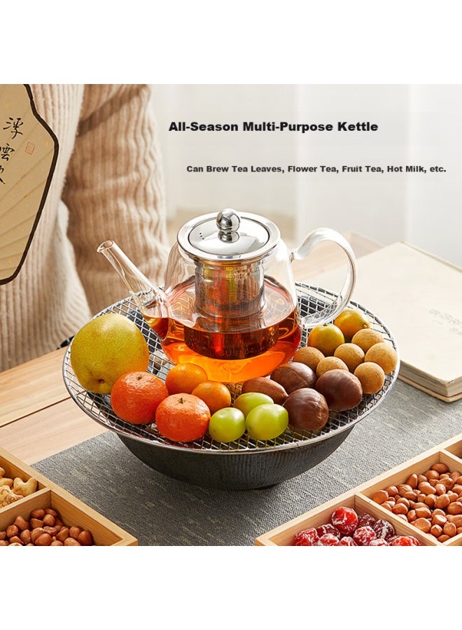 Yihutea Yi Hu Tea Glass Electric Ceramic Stove Tea Brewing Set Steaming And Boiling Integrated Tea Stove High-end Tea Set - Image 5