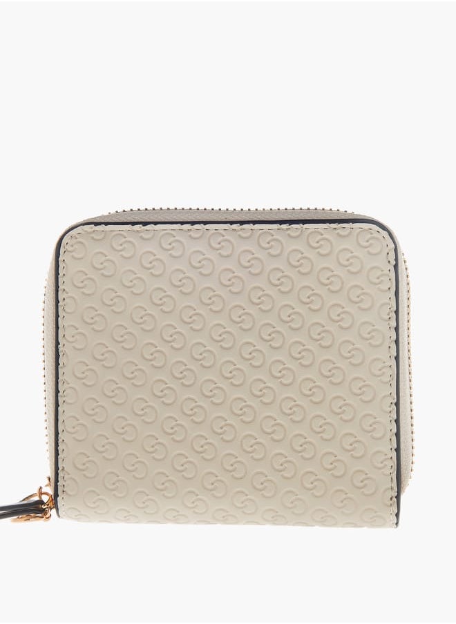 Celeste Womens Monogram Embossed Zip Around Wallet  - Image 1