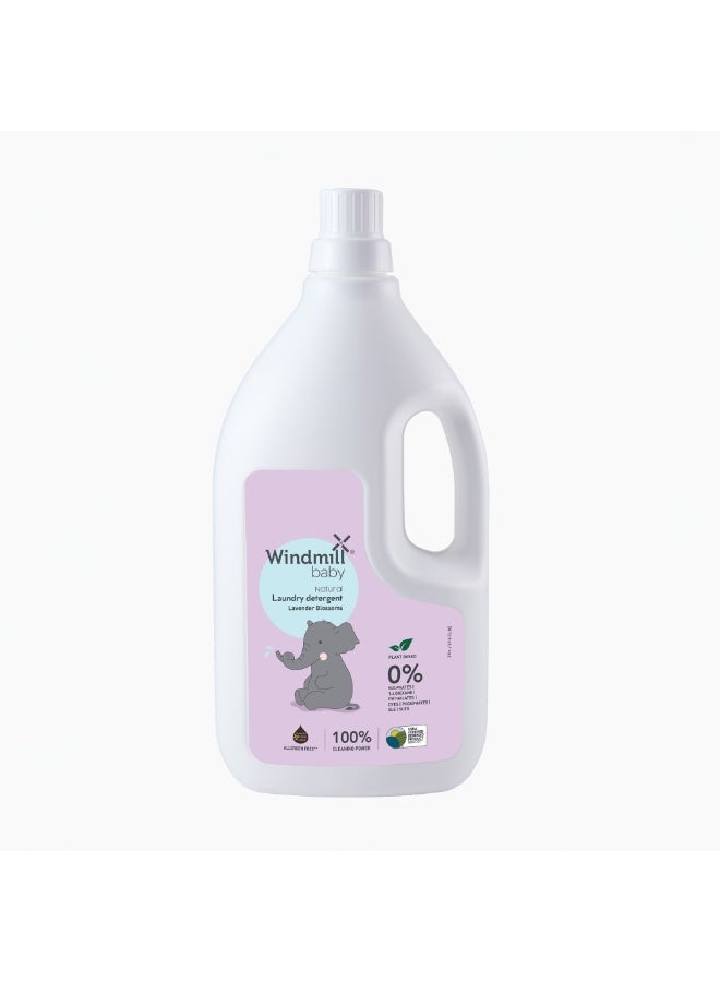 Windmill baby Baby Natural Plant Based Laundry Detergent Liquid, Usda Certified, Allergen Free, Gentle With Bio-Enzymes, Lavender Blossoms - 2000Ml - Image 1