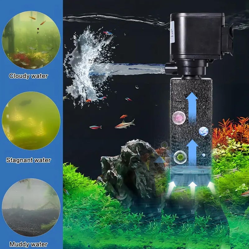 Meridian SOBO Amory Aquarium Internal Filter WP-1200 F Corner (Mechanical Filtration for Salt Water and Fresh) - CT - Image 3