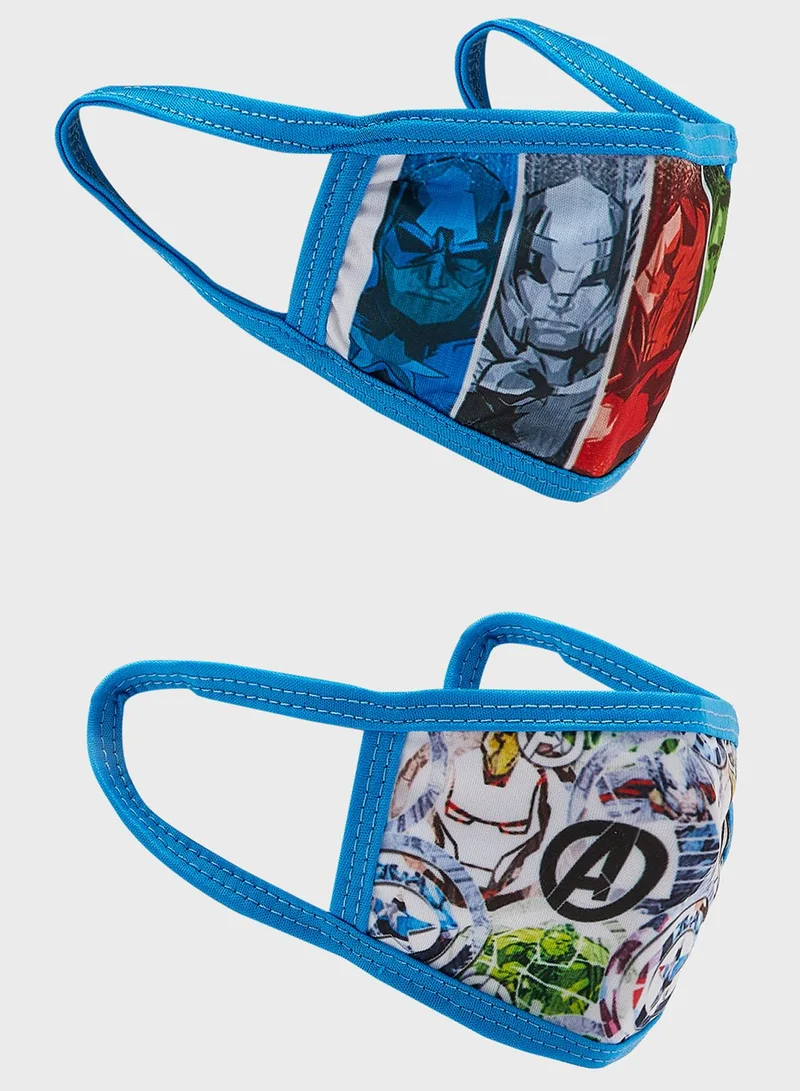 MARVEL Kids 2 Pack Avengers Print Mask