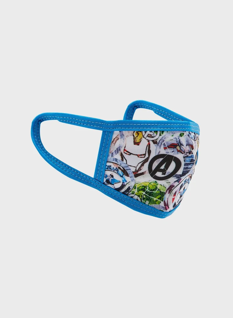 MARVEL Kids 2 Pack Avengers Print Mask