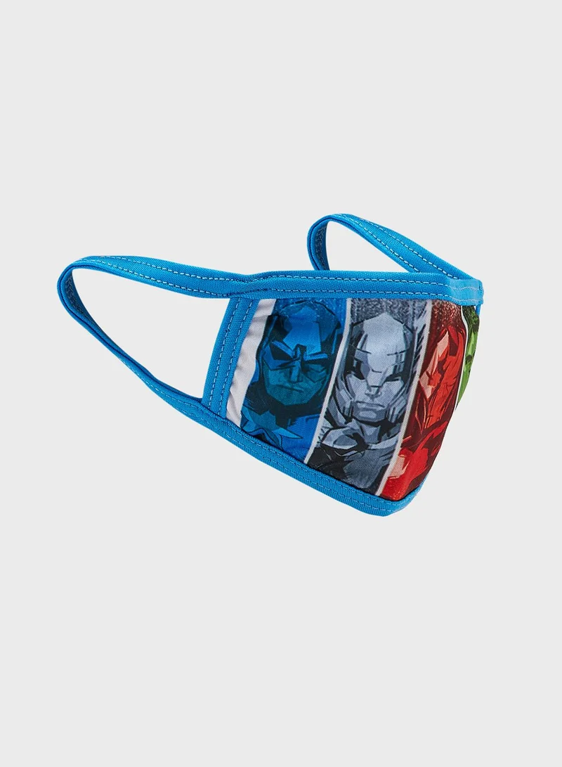 MARVEL Kids 2 Pack Avengers Print Mask