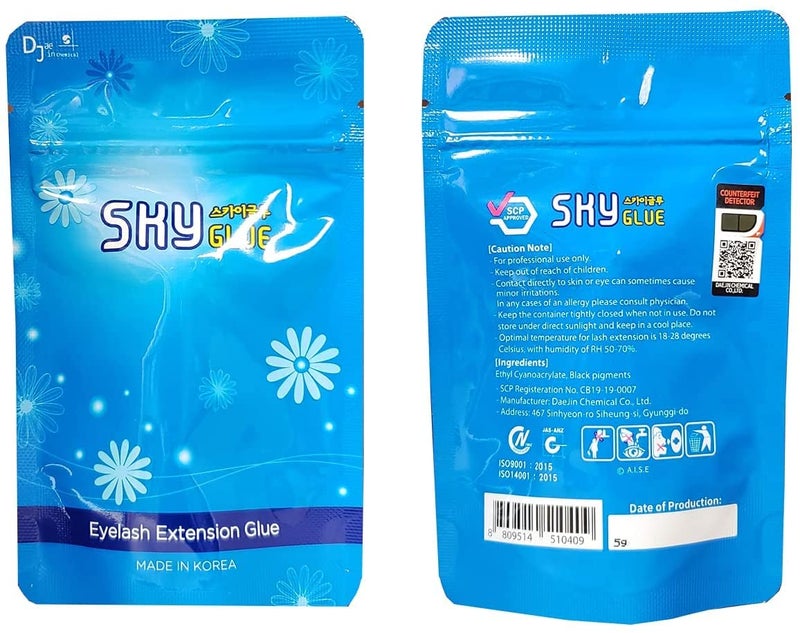 SKY غراء تمديد الرموش تقنية متقدمة غراء SKY S+ 5 مل / 6-8 أسابيع مدة الاستمرارية - 1-2 ثواني وقت التجفيف السريع - Image 3