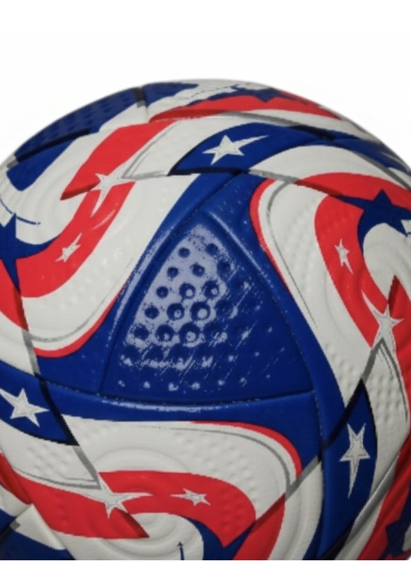 تنم كرة قدم من الجلد الصناعي مقاس 5، مصممة لتكون متينة ومناسبة لجميع اللاعبين - Image 3