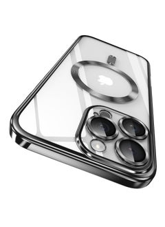Houmt iPhone 16 Pro Max Case Cover with MagSafe Full Camera Lens Protector Fashionable Electroplated Magnetic Suction Full Covered Shockproof Phone Cover  for iPhone 16 Pro Max  - Image 1