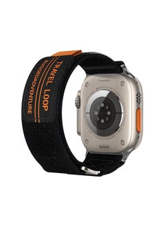 Trail Loop Nylon Band Compatible Apple Watch Ultra/2 Band 49mm 45mm 44mm 42mm, Rugged Soft Braided Elastic Sport Strap