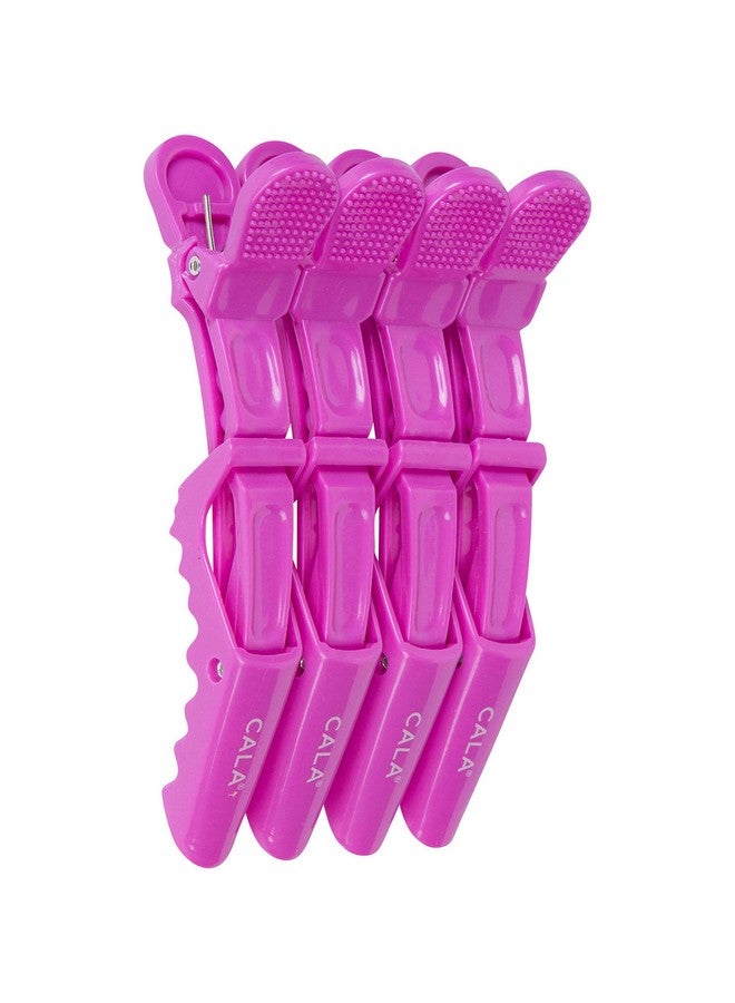 CALA Lavender Croc Hair Clips 4 Count 4 Count - Image 1