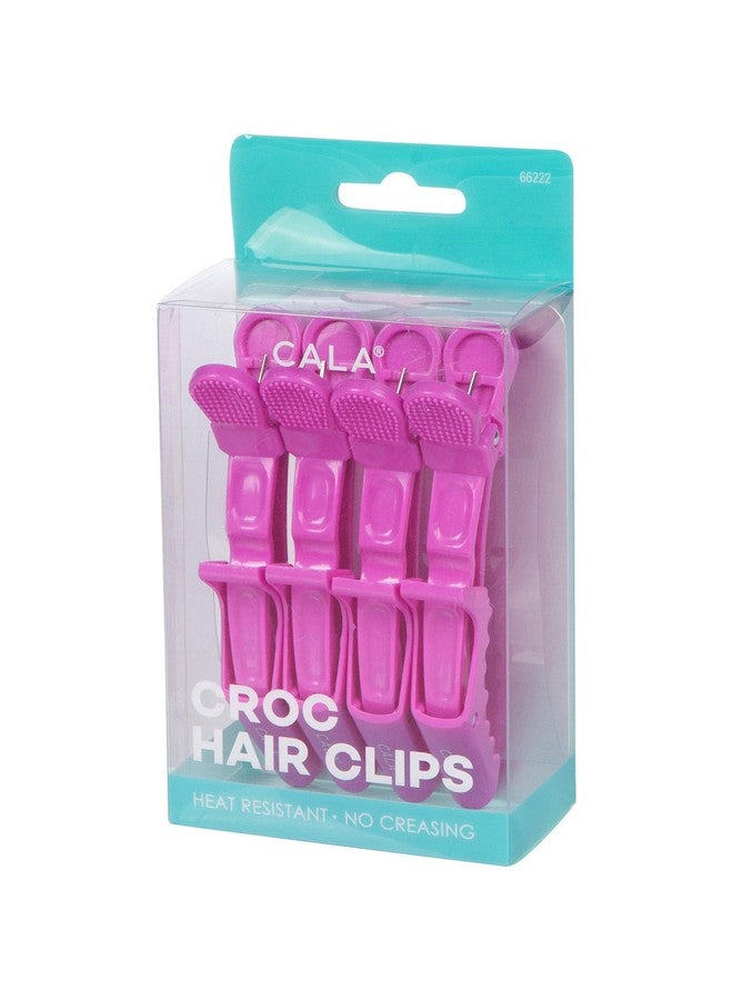 CALA Lavender Croc Hair Clips 4 Count 4 Count - Image 3