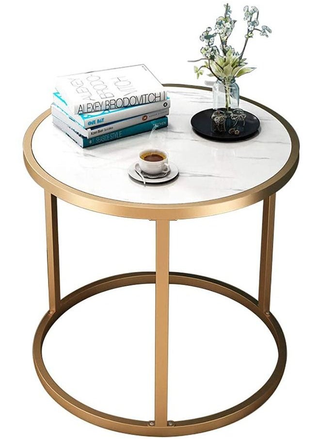 Generic - Modern sofa end table coffee table simple for living room bedroom balcony modern Round - Image 1