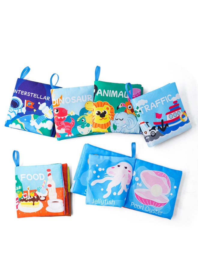 Baby Cloth Book Children's Early Education Enlightenment Cognition Baby Cloth Book Tear Not Ripe Sound Paper Educational Toys - Image 5