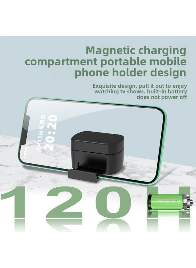 2023 Charging Bin Ring Shake Voice Remote Controller Short Video Mobile Phone Page Flip Praise Fast Hand Photo Shake Voice-Color:[classic Five-button Ring] White  - Image 3