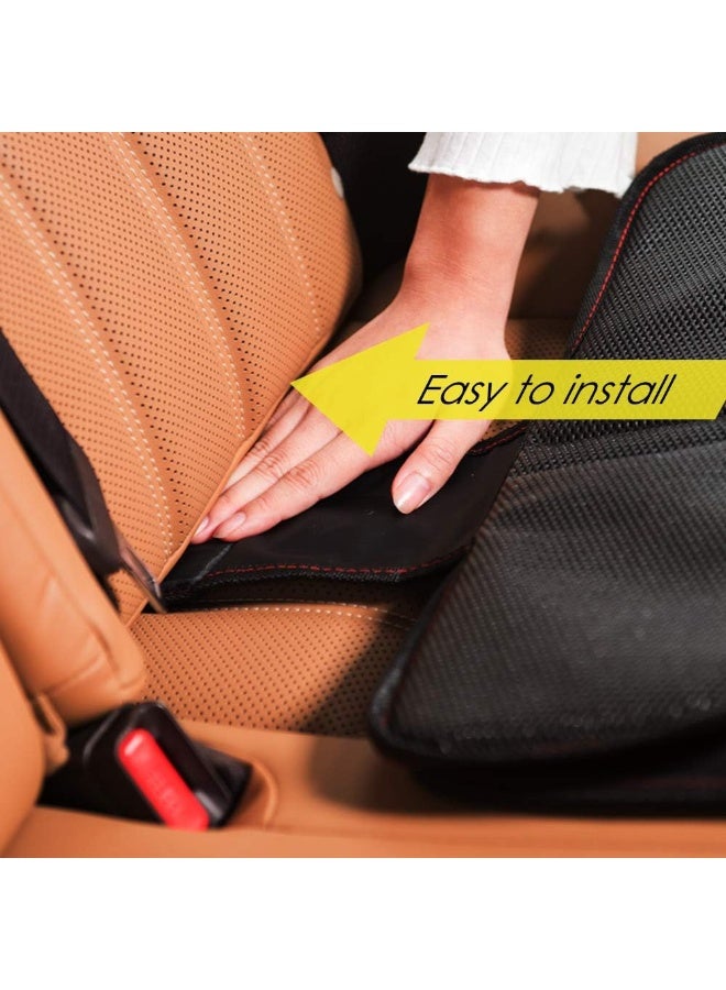 FASITE Car Seat Protector for Baby Child Car Seats - Non-Slip Waterproof Car Seat Cover Pad Protector with Mesh Pockets - Image 3