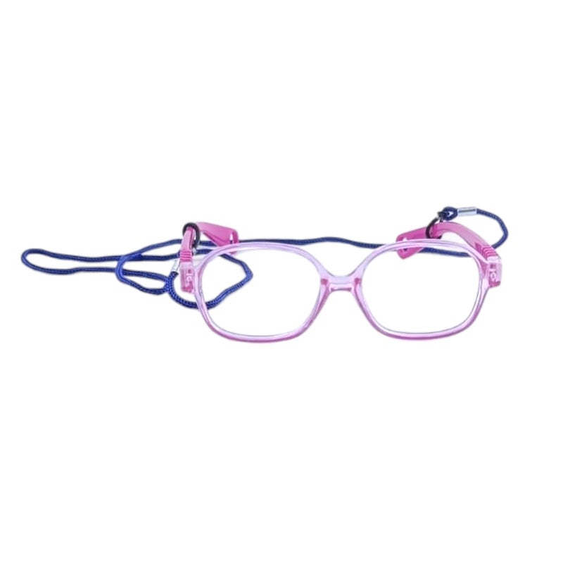 Redex Stylish Full Rim Black Color Rectangle Shape Flexible & Unbreakable Eyeglasses for Kids - Image 3