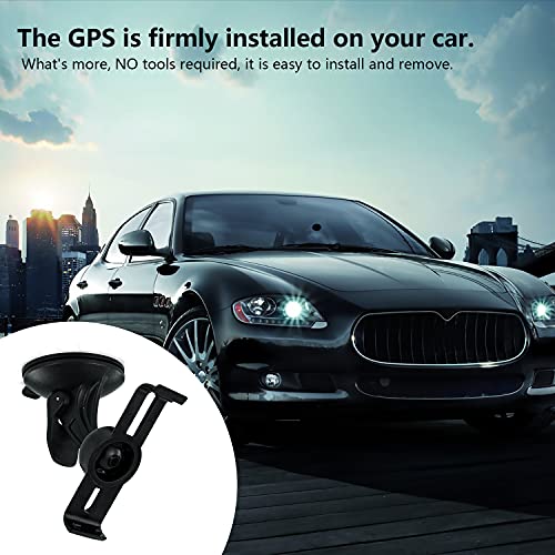 EKIND Car Windscreen Windshield Suction Cup Mount Holder Cradle Compatible for Garmin GPS Nuvi 14xx Series(1400 1410 1450 1450T 1455 1450LM 1450LMT 1460 1490 1490T 1490LMT 1495LMT) Black - Image 5