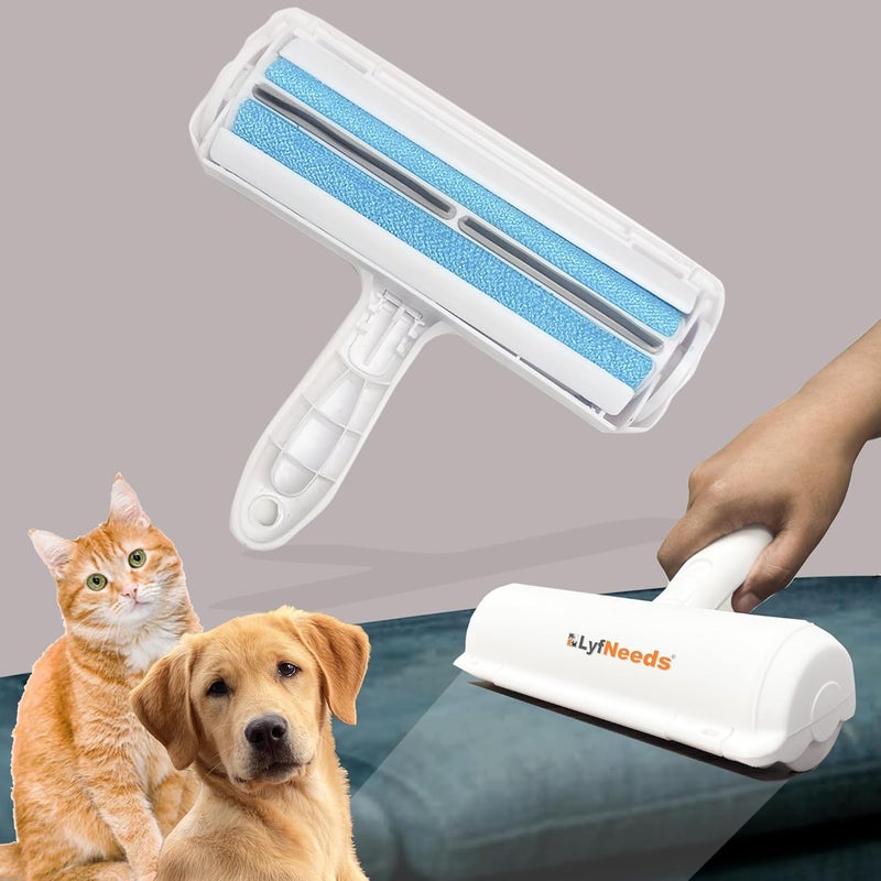 LyfNeeds Reusable Pet Hair Remover Roller – Effortless Hair Removal for Dogs, Cats, and Other Pets – Cleans Furniture, Clothes, Sofa, Carpet, Couch, and Bedding - Image 1