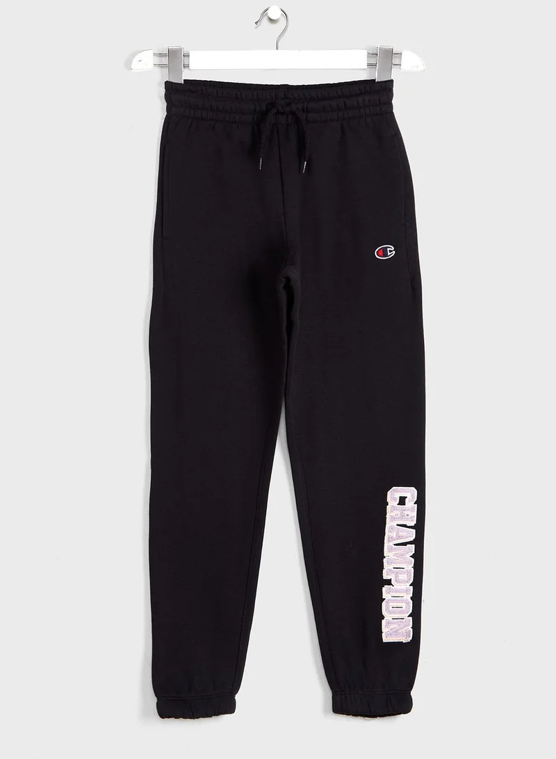 Champion Youth Logo Cuff Sweatpants
