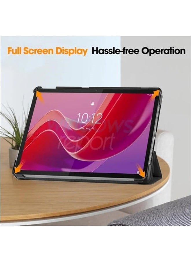 Compatible with Lenovo Xiaoxin Pad 2024 11 inch Case Tri-Folding Stand Smart Tablet Cover for Xiaoxin Tab 11'' Case Cover