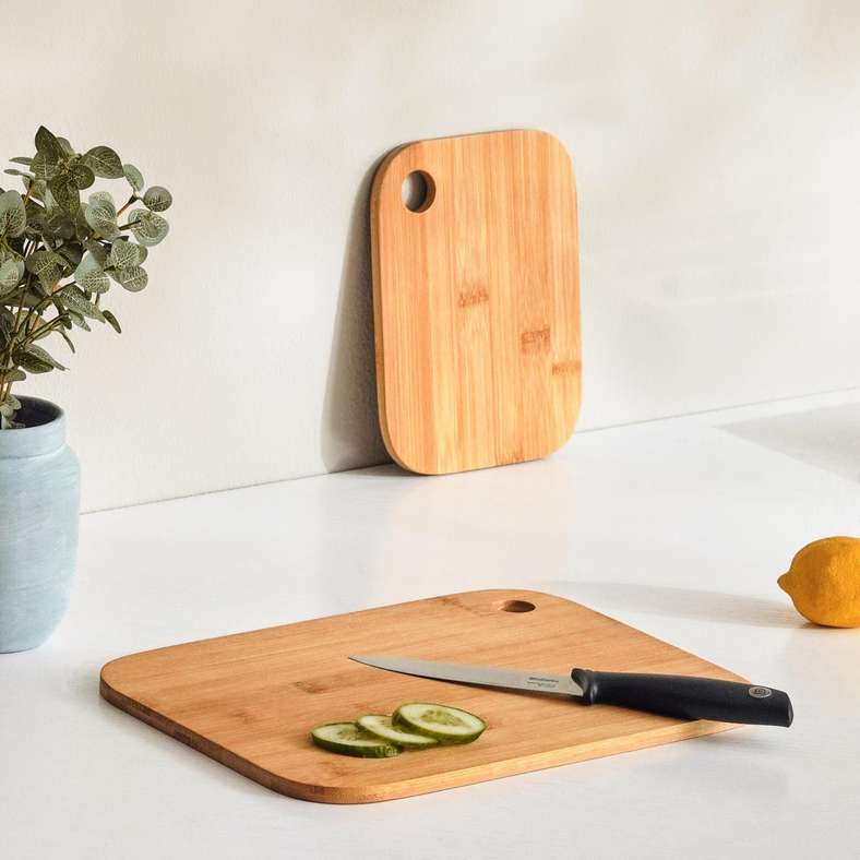 Pan Home مجموعة ألواح تقطيع من الخيزران - طبيعي