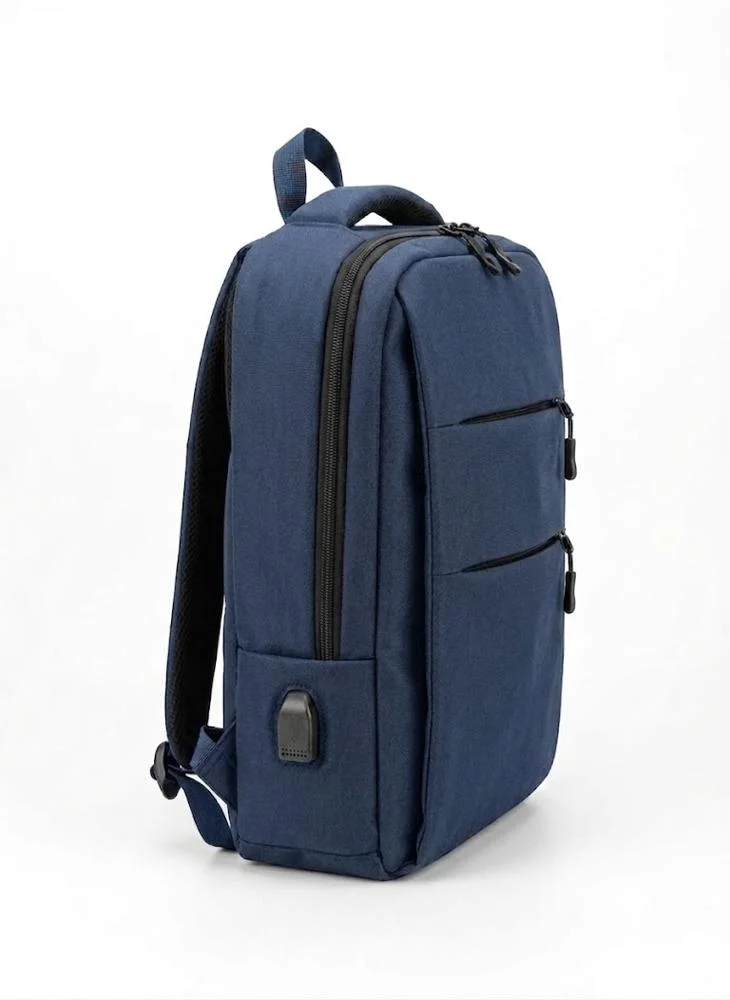 Viny Viny Men's Business Laptop Backpack – Travel Bag with USB Charging Port – Fits 13-inch Laptop – College, Office & Everyday – Dark Grey, Light Grey, Black, Blue
