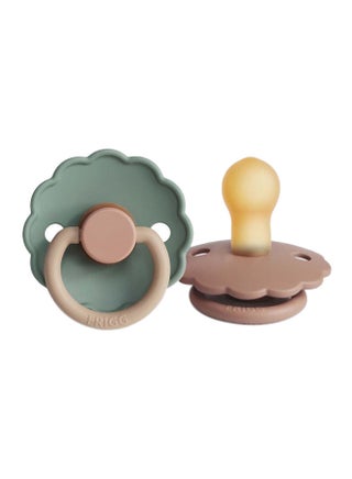 Daisy Latex¬†Baby Pacifier, 0-6 Months, Size 1, Pack of 2 - Rose Gold/Willow - pzsku/Z56D3ECF4DED3D3F1E108Z/45/_/1646228064/691ad321-75cc-45ee-8a43-30bd1c96607f