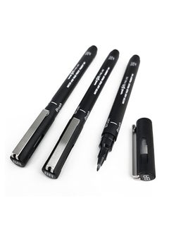 Uniball 12-Piece Unipin Drawing Brush Pen Black Ink  - Image 2