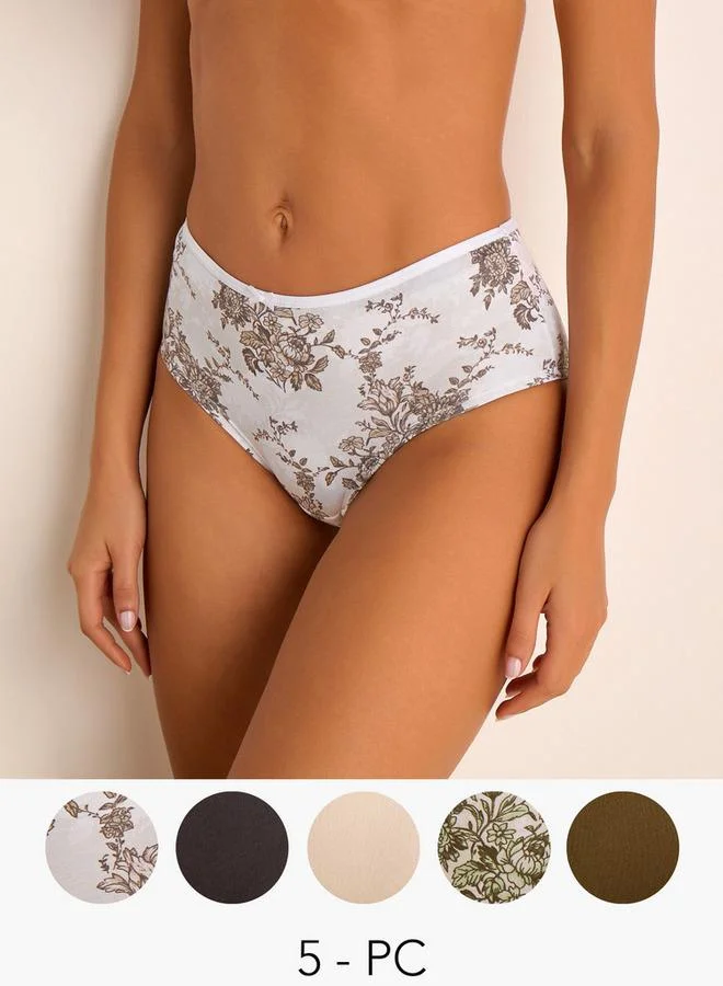 سبلاش فيڤ طقم من  سراويل داخلية قصيرة بفيونكة