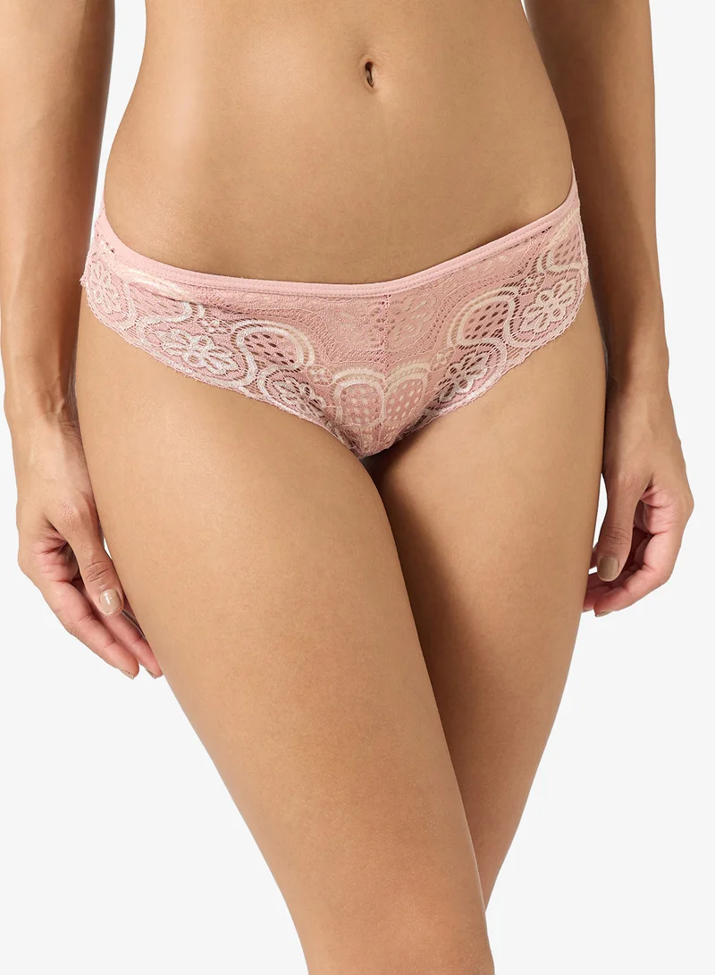 ELLA 3 Pack Cheeky Lace Brief