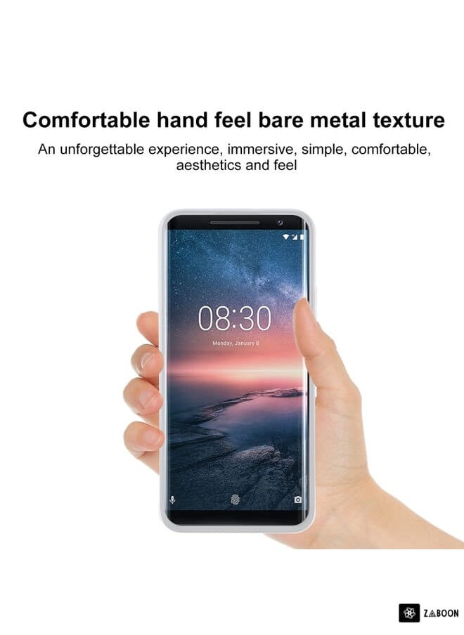 Green Tiger - TPU Phone Case For Nokia 8 Sirocco(Transparent White) - Image 1