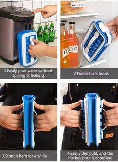 Oasisgalore Sanitary Silicone Ice Cube Tray with Lid, Bexice Mold, Makes 18 Cubes, Easy-Clean, Freezer Safe.  - Image 2