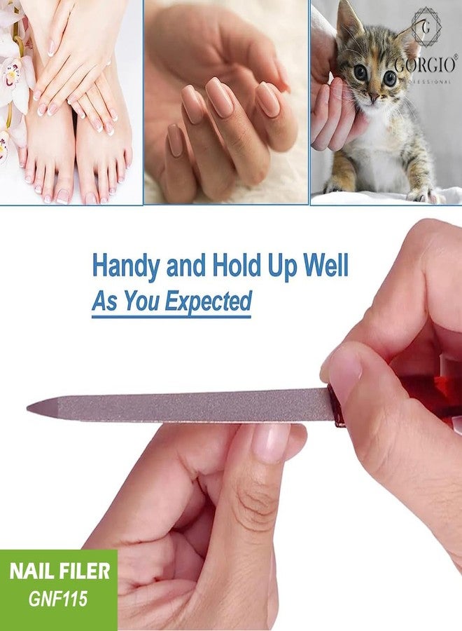 Gorgio Professional Dual-Sided Nail Filer | Smooth & Shape Nails Easily | Multi-Color, Travel Friendly & Easy to Use - Image 5