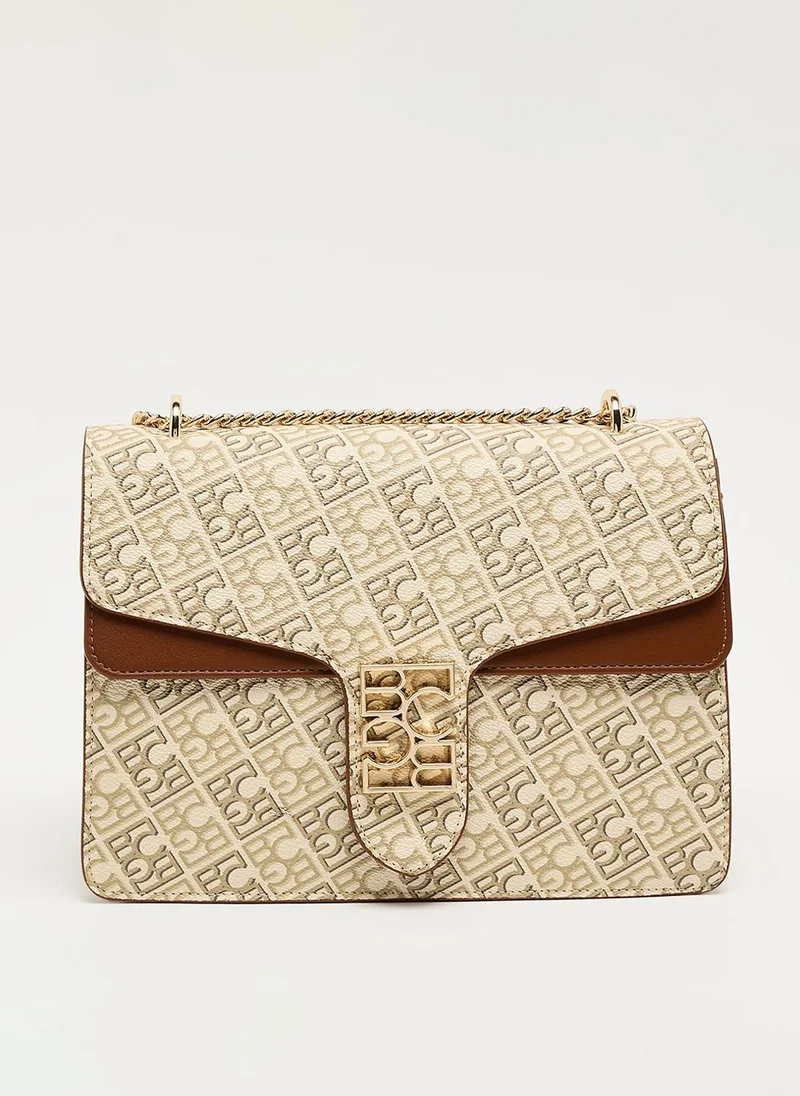 بي سي بي جي BCBG Womens BCBG907643 Shoulder/Chain Bags, Beige