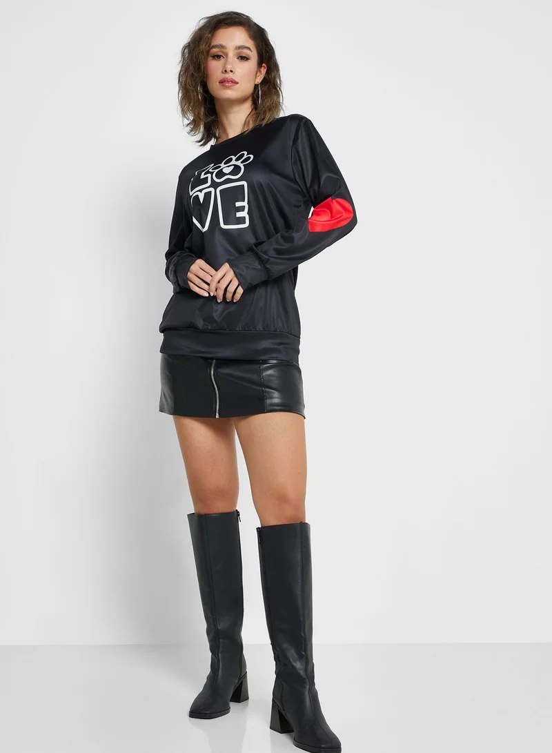 Ginger Graphic Sweatshirt
