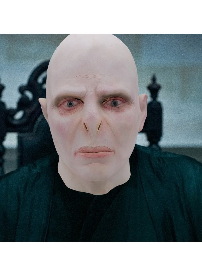 general Voldemort Mask Harry Potter Latex Headgear Film and Television Peripherals Costume Props - Image 1