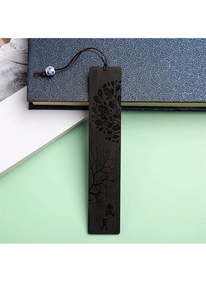 X spring - Bookmark Wooden Bookmark For Handmade Carving Wood Bookmark For Natural Wood Bookmarks Set With Gift Box Book Marks For Teachers Appreciation Birthday Gift Book Lovers - Image 1