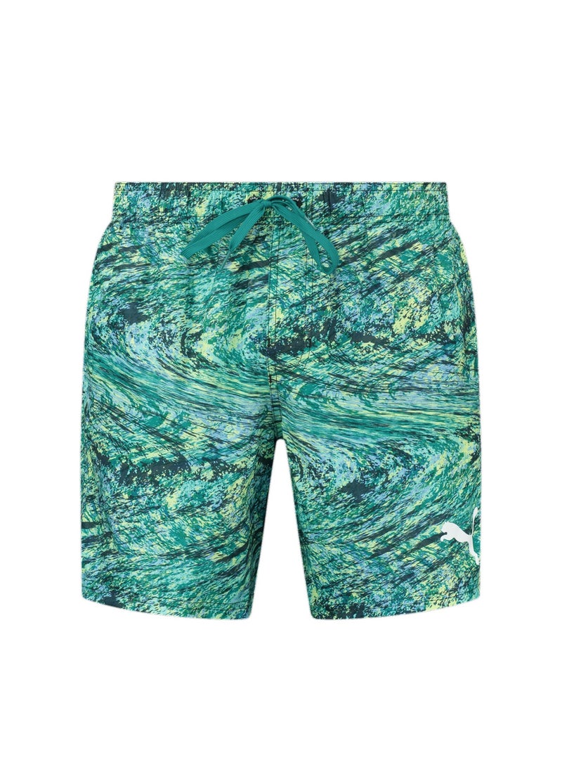 PUMA Swim Printed Mid-Length Mens Shorts  - Image 1