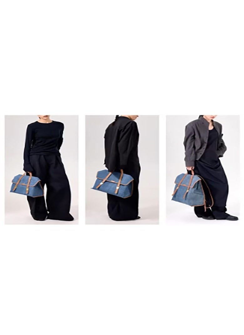 سونغمونت Dual - Carry Canvas and Denim Computer Bag for Shoulder and Crossbody Wear  - Image 5