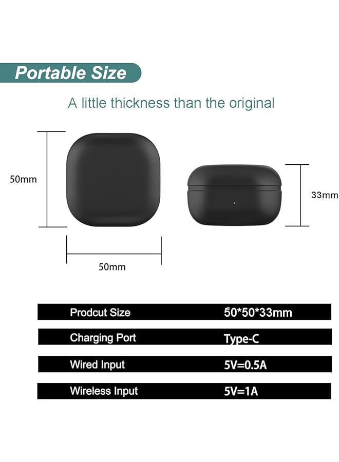 erorex Charging Case For Samsung Galaxy Buds Fe Only Replacement Charger Case Support Bluetooth Pairing Wired Charging Sm R400 600Mah - Image 5