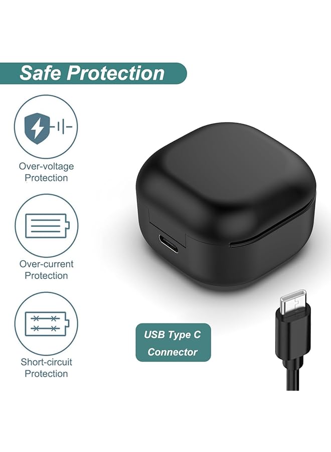 erorex Charging Case For Samsung Galaxy Buds Fe Only Replacement Charger Case Support Bluetooth Pairing Wired Charging Sm R400 600Mah - Image 4